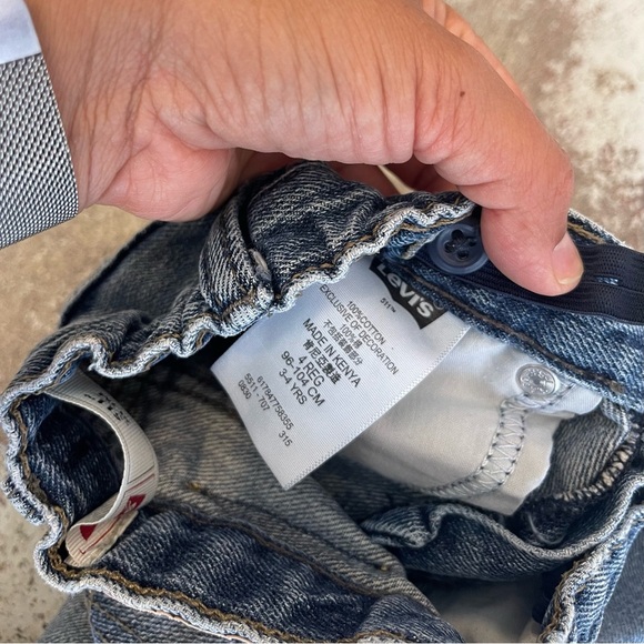 Toddler Levis 511 denim pant size 4 - Picture 5 of 6
